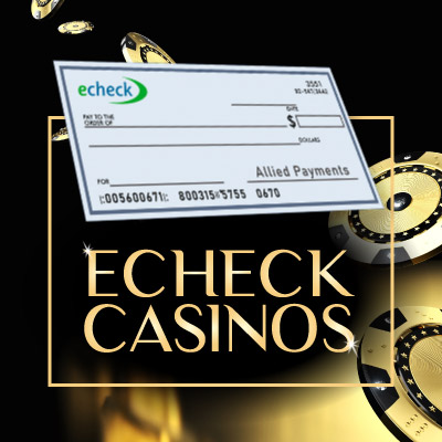 canadian online casinos that accept echeck